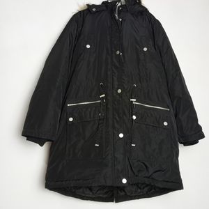 Time And Tru Woman Winter Jacket Black SizeL (12-14)